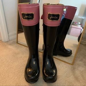 Joules Evedon Bow Rain boots 8